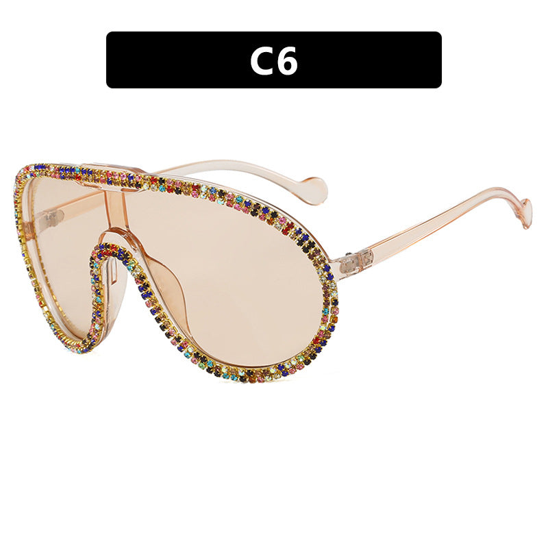 Women's extravagant sunglasses with sparkling frame Bowlift