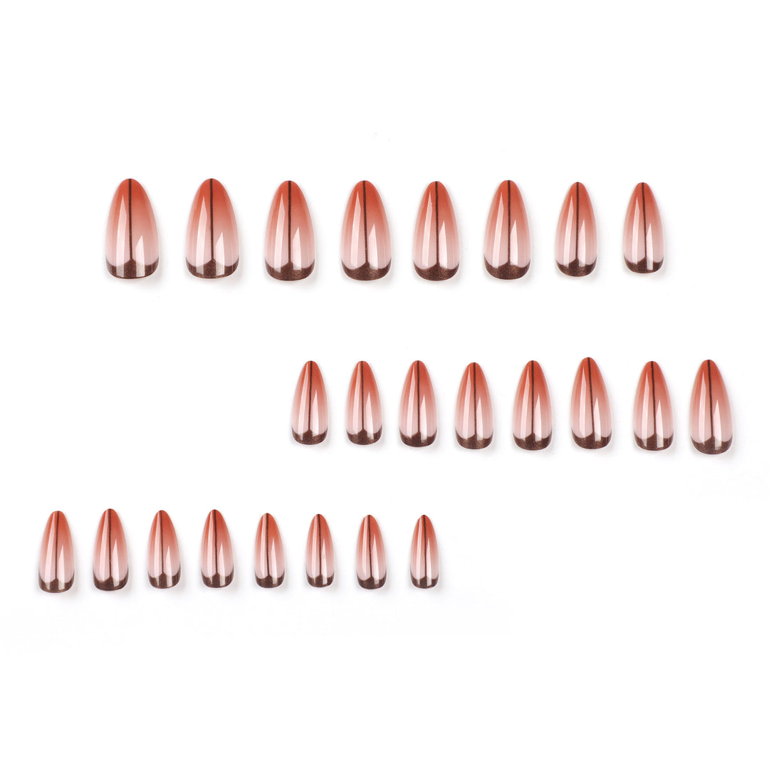 Artistic stiletto nails with trendy ombre effect Bowlift