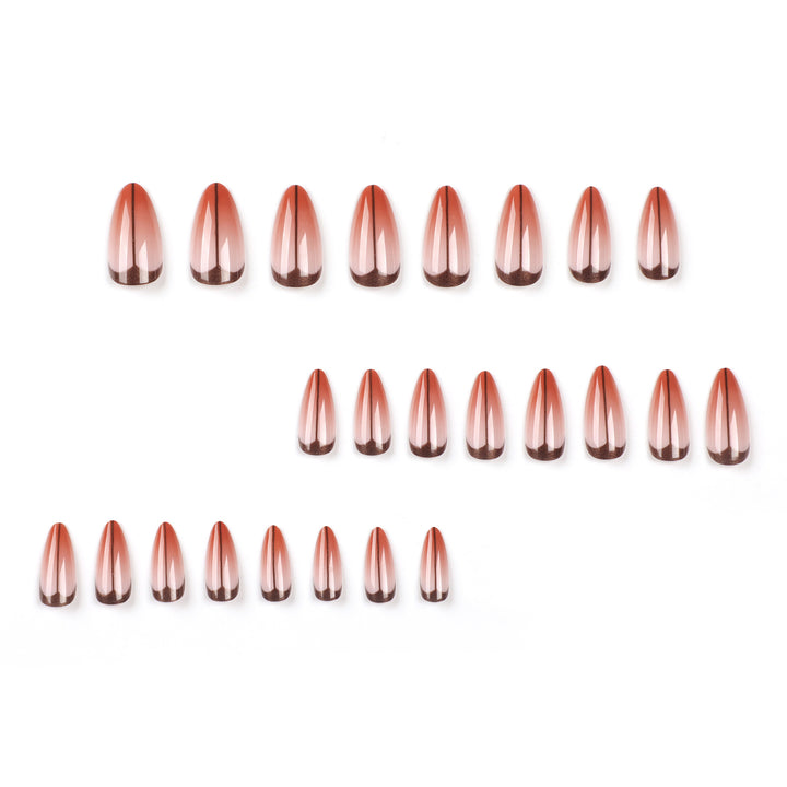 Artistic stiletto nails with trendy ombre effect Bowlift