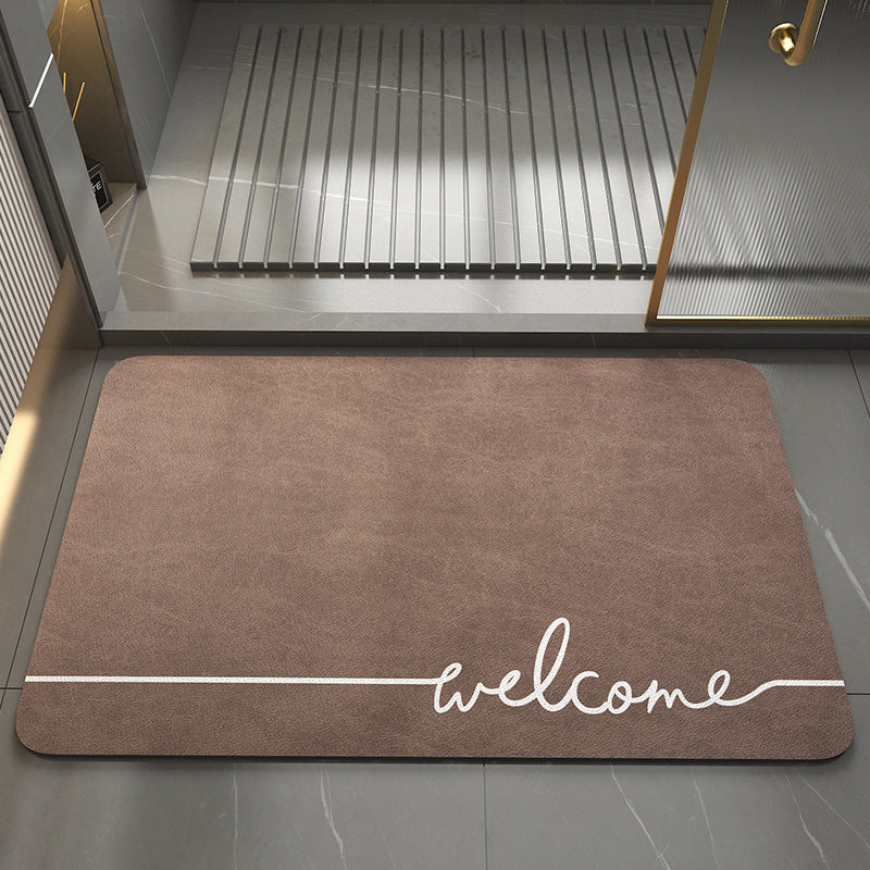 Soft Microfiber Bathroom Mat Bowlift