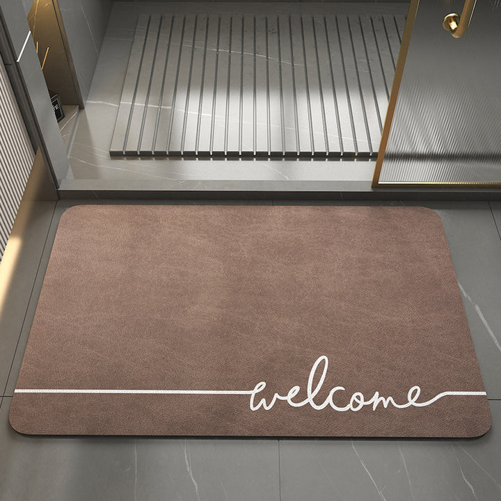 Soft Microfiber Bathroom Mat Bowlift