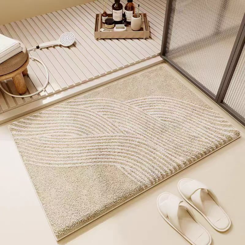 Textured Absorbent Bathroom Mat Bowlift