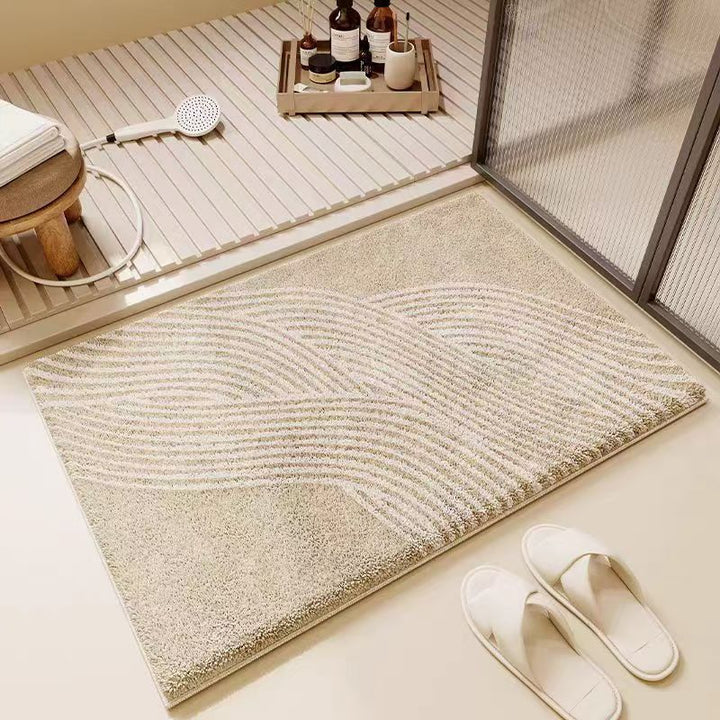 Textured Absorbent Bathroom Mat Bowlift