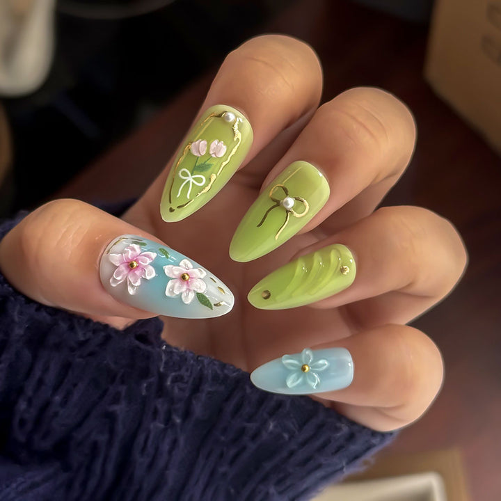 Artistic Floral Nail Design Kit Bowlift