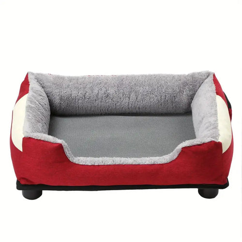 Elevated Dog Bed with Plush Sides