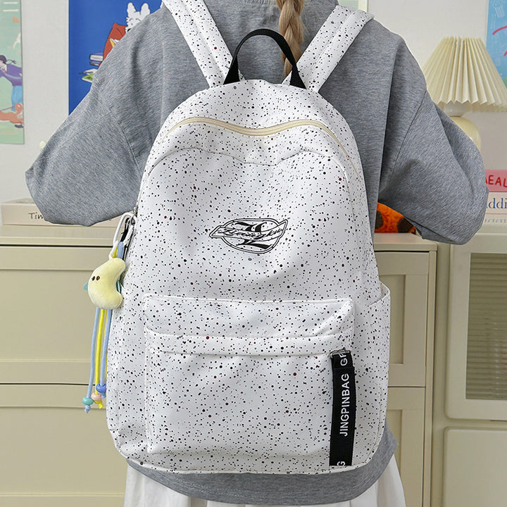 Fun-Themed Star Print Backpack