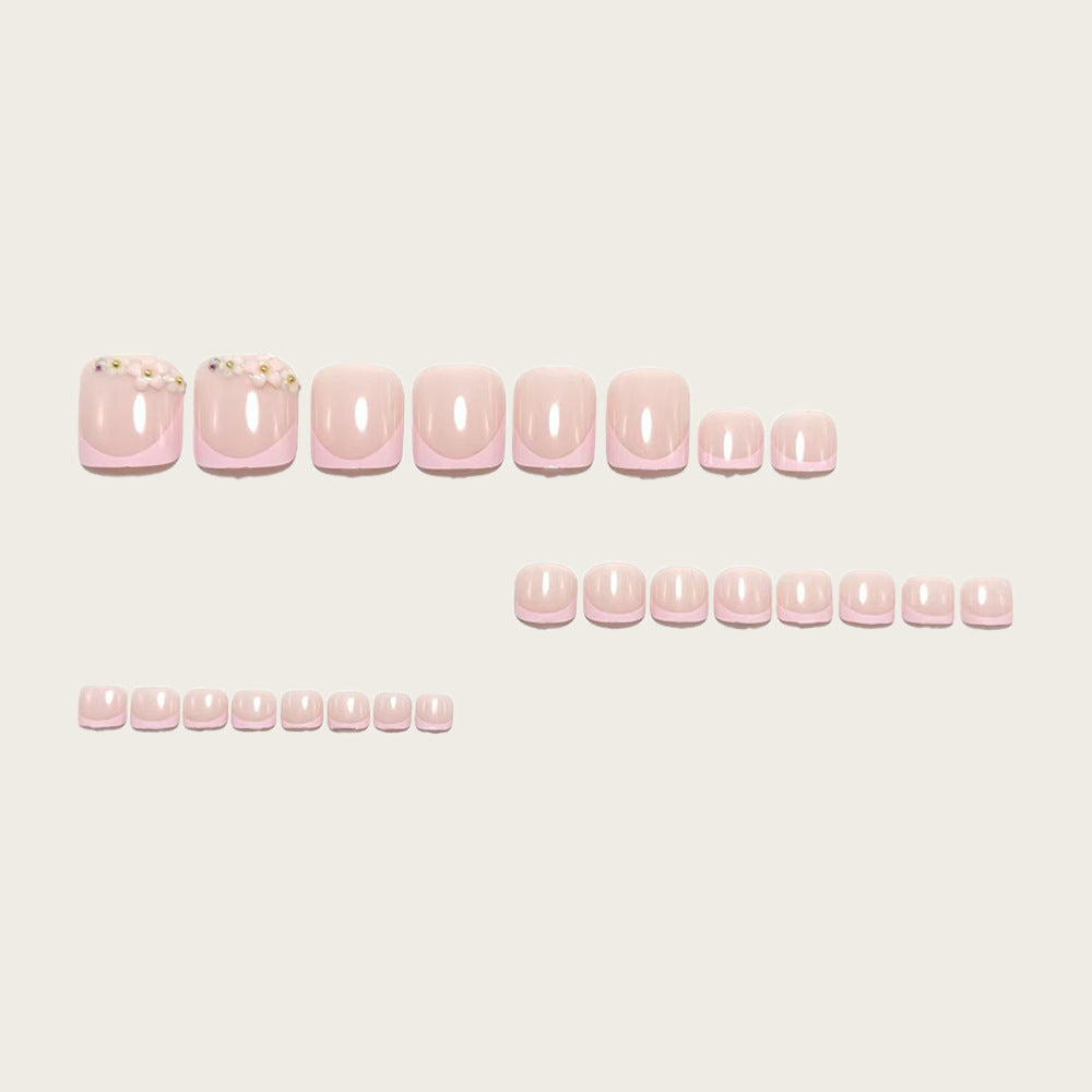 Nail Art Set with Floral Details Bowlift