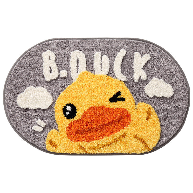 Cartoon Duck-Themed Bath Mat Bowlift