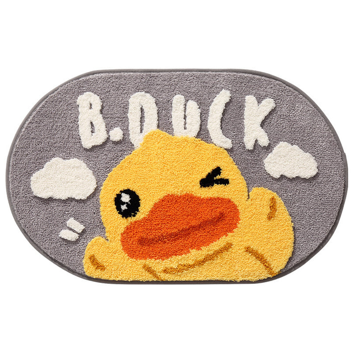 Cartoon Duck-Themed Bath Mat Bowlift