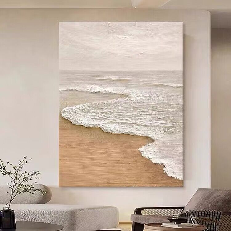 Coastal Wave Relief Wall Art