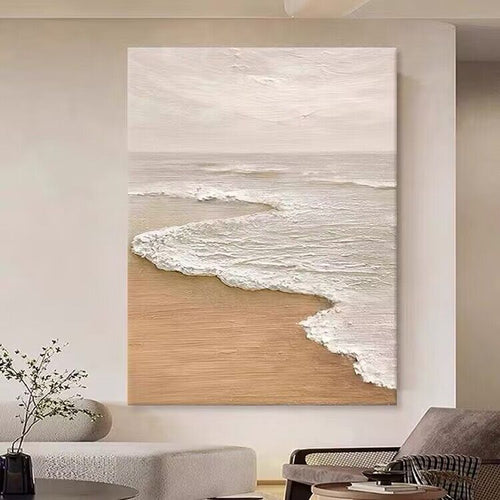 Coastal Wave Relief Wall Art