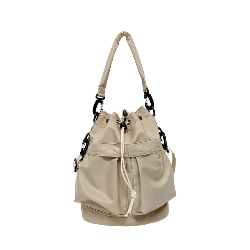 Fashionable Weekend Bag In Practical Drawstring Design Bowlift