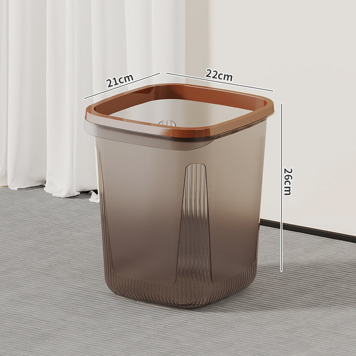 Ladies modern and elegant waste bin with non-slip bottom and ergonomic handle Bowlift