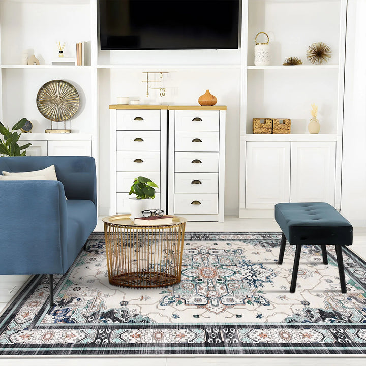 Vintage-Inspired Area Rug Bowlift