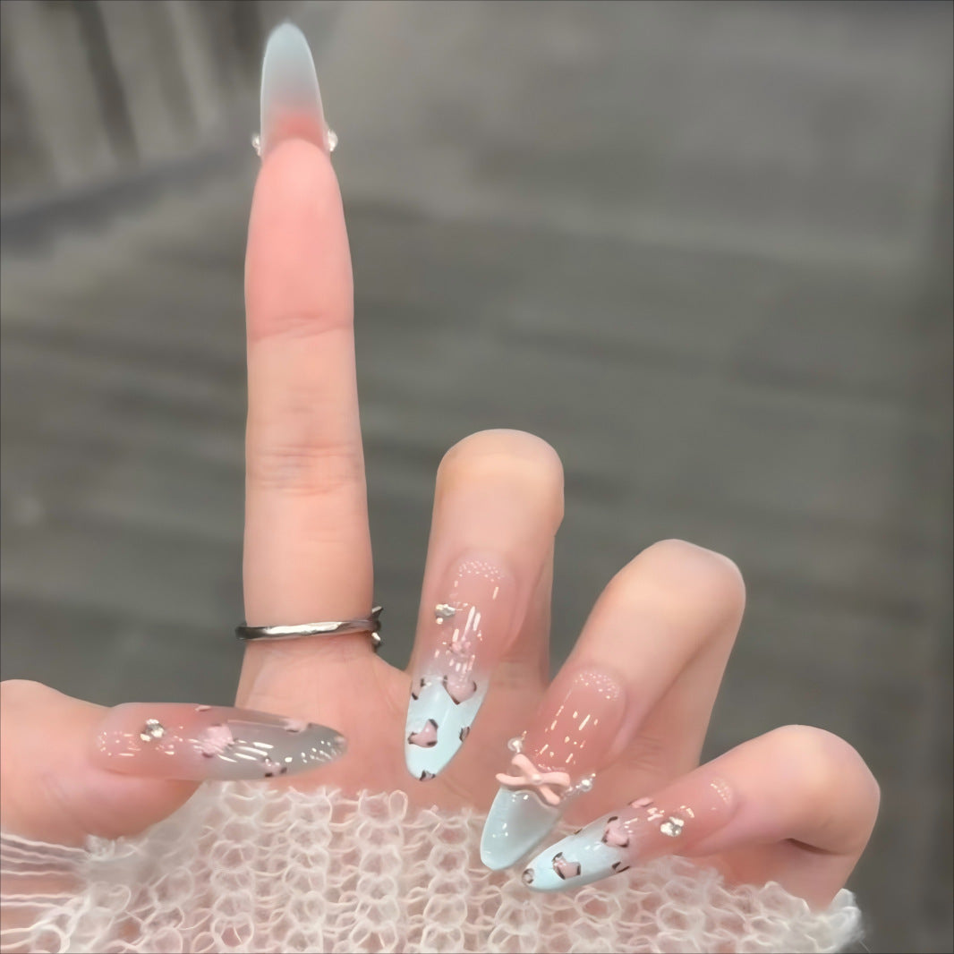 Artistic Decorative Press-On Nail Tips Bowlift