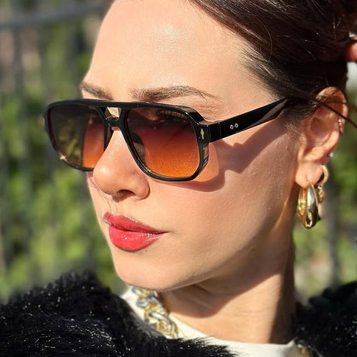 Women's trendy square sunglasses with luxurious details Bowlift