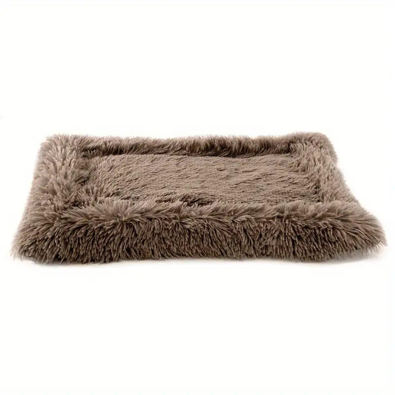 Plush Faux Fur  Mat  Dog Bed