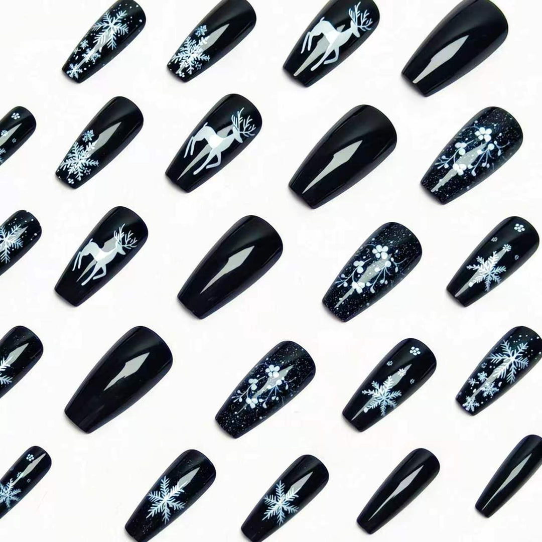Winter-Themed 3D Nail Art Bowlift