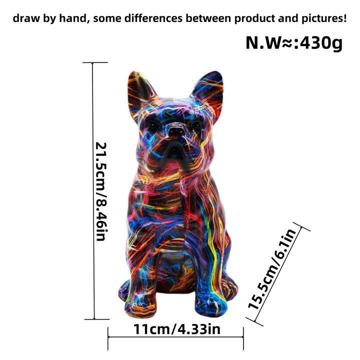 Artistically designed bulldog figure Bowlift