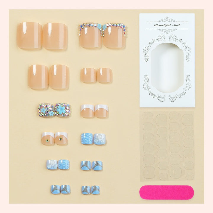 Glamorous artificial nail creation with elegant embellishments Bowlift