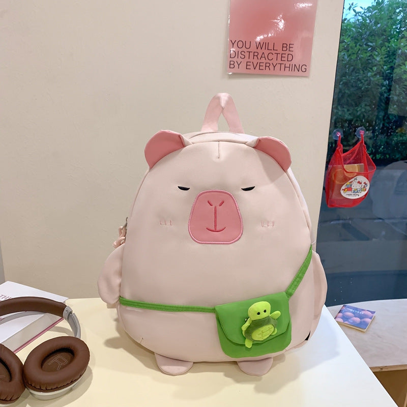 Backpack with Unique Animal Design and Many Compartments Bowlift