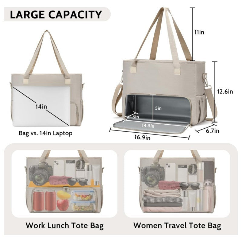 Insulated Lunch Cooler Tote Bowlift