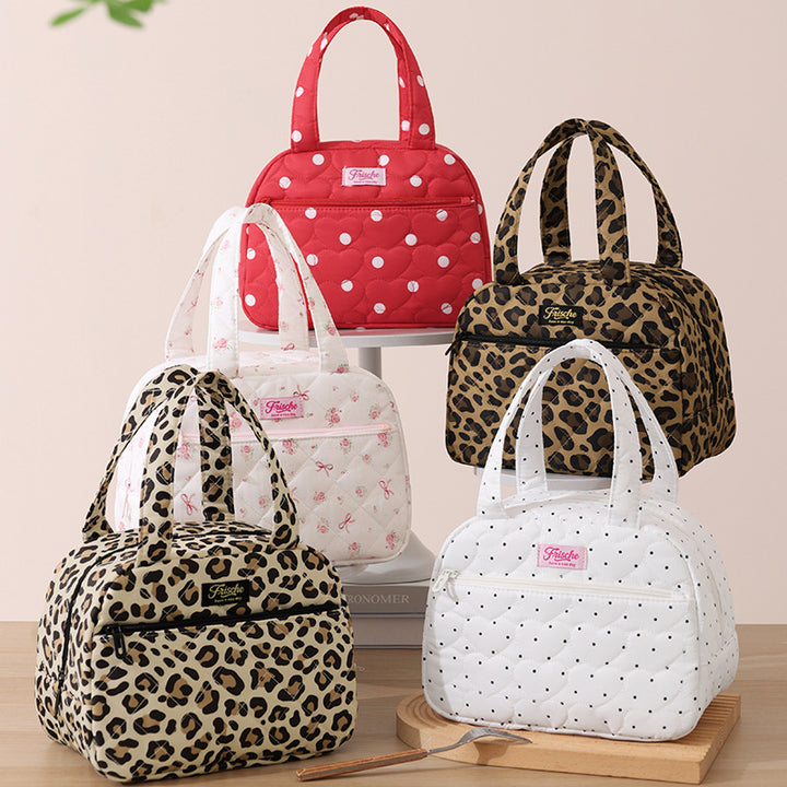 Stylish Animal Print Handbag Bowlift