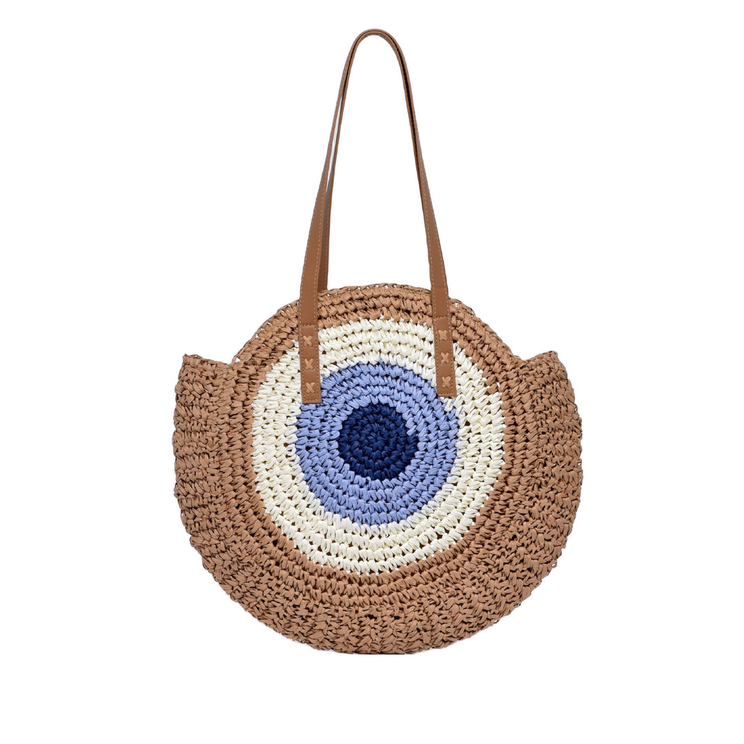 Handmade Round Rattan Bag Bowlift