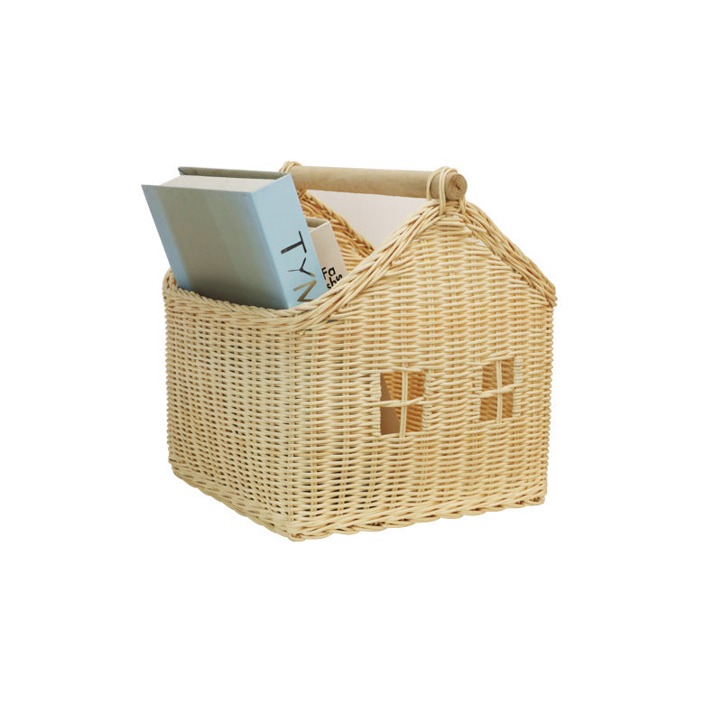 Playful storage basket in the shape of a house Bowlift