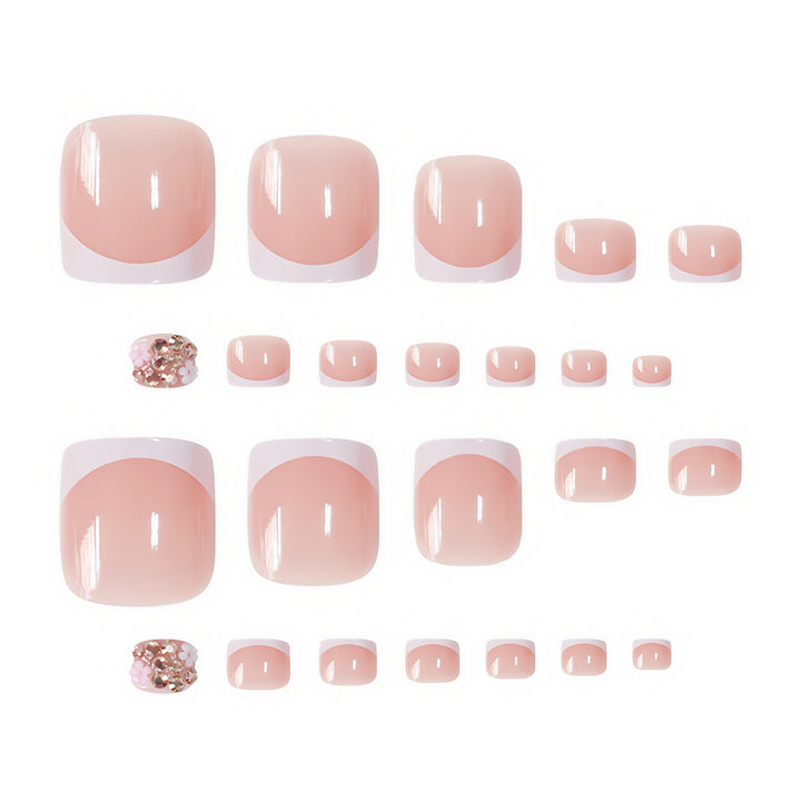 Decorative Foot Nail Art Bowlift