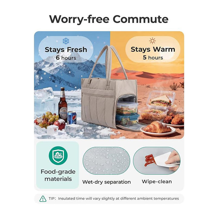 Multi-Functional Stylish Tote Bag Bowlift