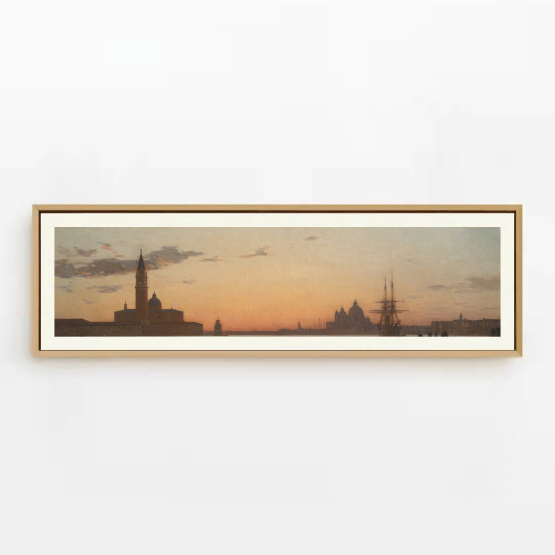 Vintage-inspired framed art collection