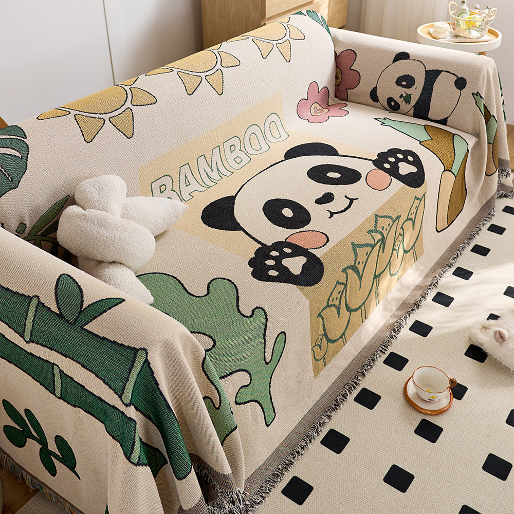 Decorative Panda Throw Blanket