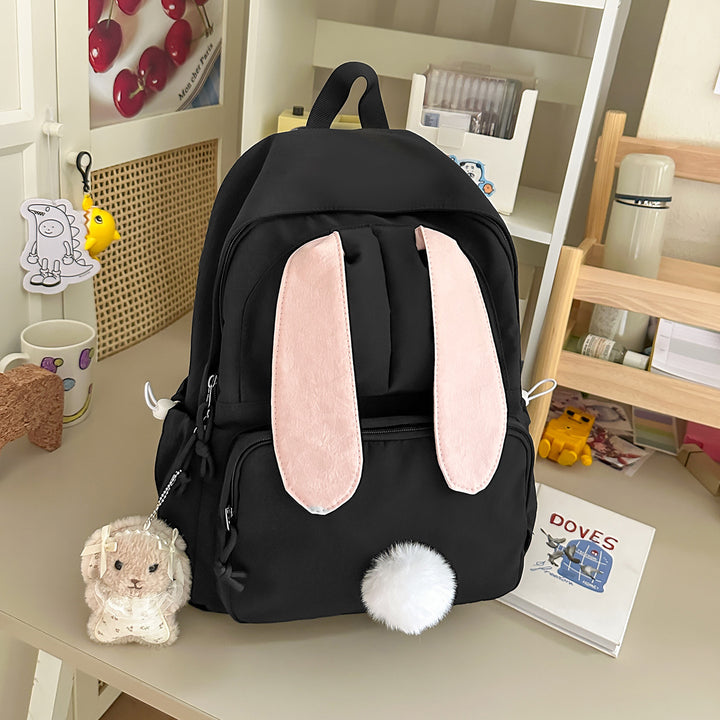 Cute Bunny-Ear School Backpack Bowlift