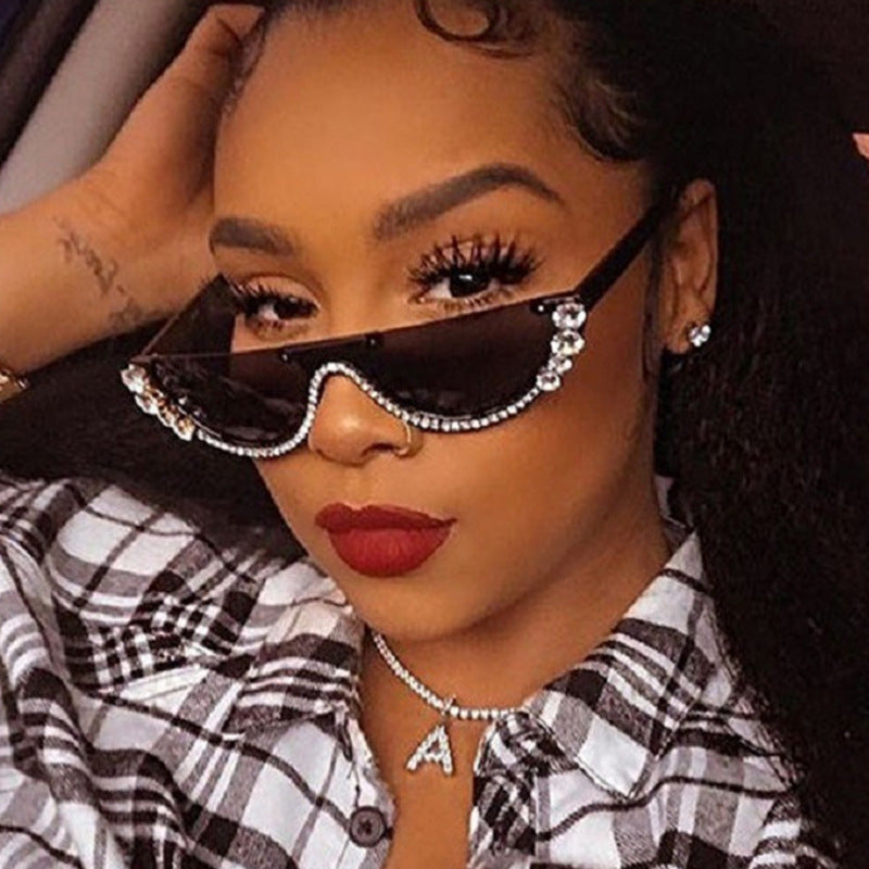 Women's stylish designer sunglasses with sparkling accents Bowlift