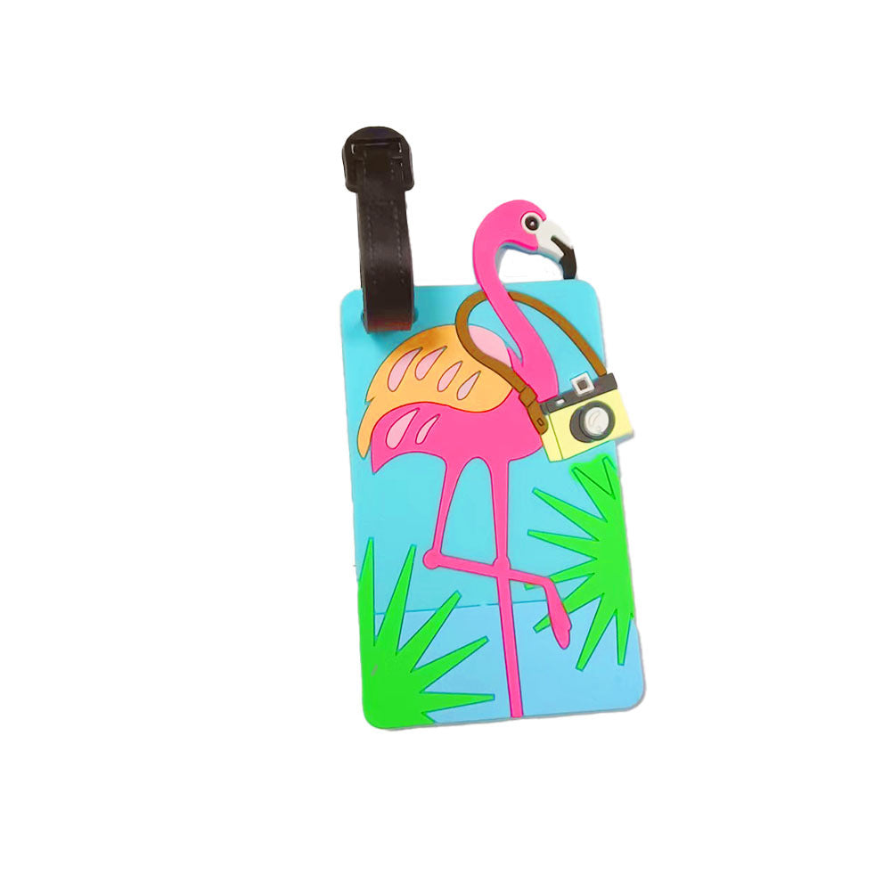 Unisex Luggage Tag in Vibrant Owl Design Bowlift
