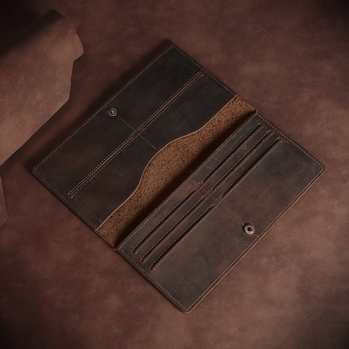 Multi-Compartment Leather Organizer