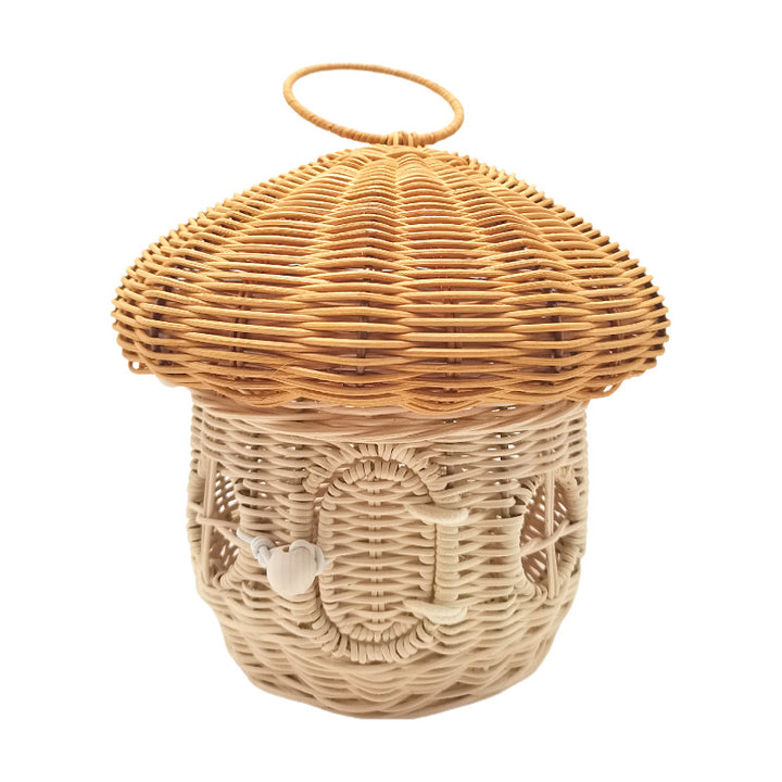 Playful storage basket with mushroom hat design Bowlift