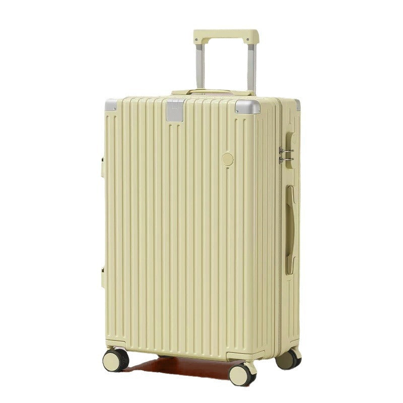 Unisex Textured Lightweight Spinner Luggage Bowlift