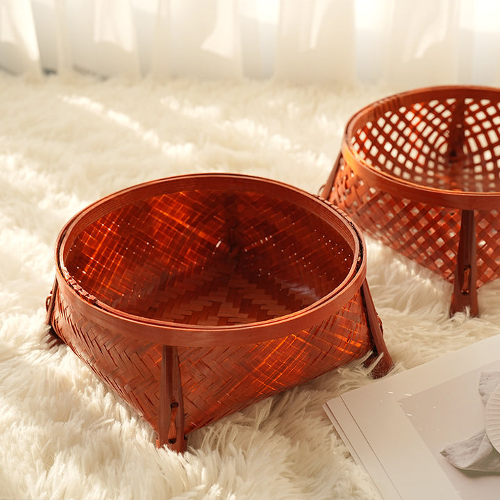 Ladies hand-woven presentation basket with stylish design Bowlift