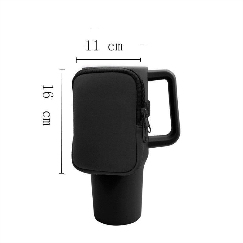 Ladies Portable Insulated Bottle with Practical Shoulder Strap Bowlift