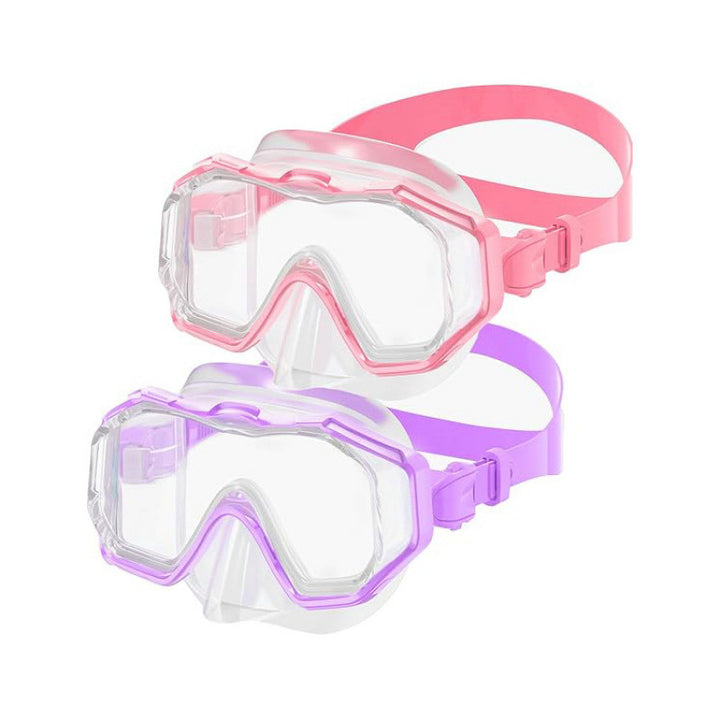 Diving mask with special field of vision and anti-fog technology Bowlift