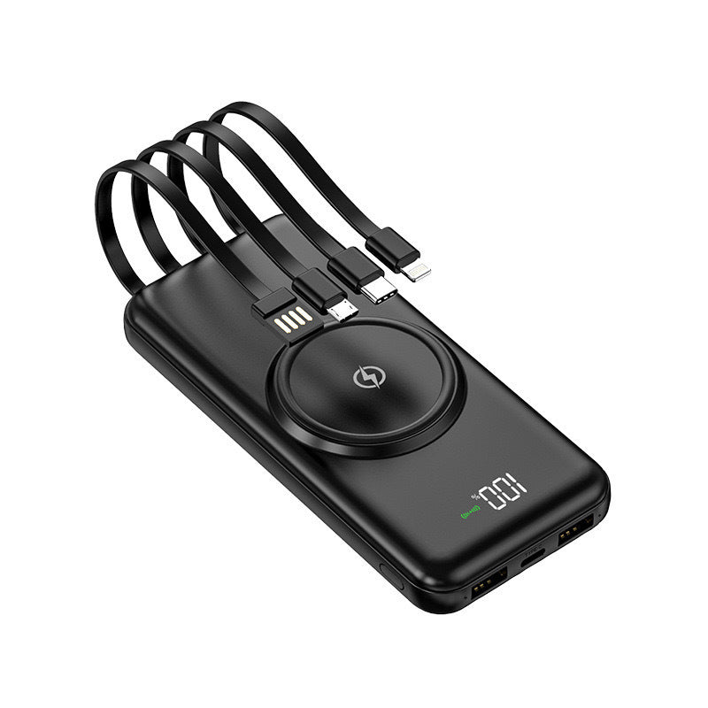 Power bank with integrated multi-charging cable for Bowlift