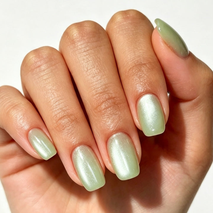Glossy Ombre Press-On Nails Bowlift