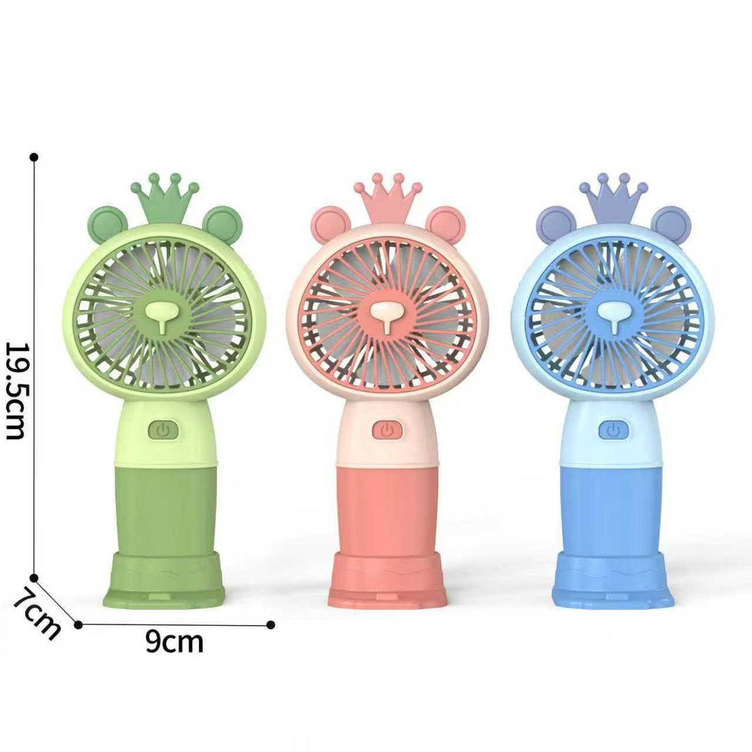 Unisex Handheld Fan with flexible design and integrated USB charging function Bowlift