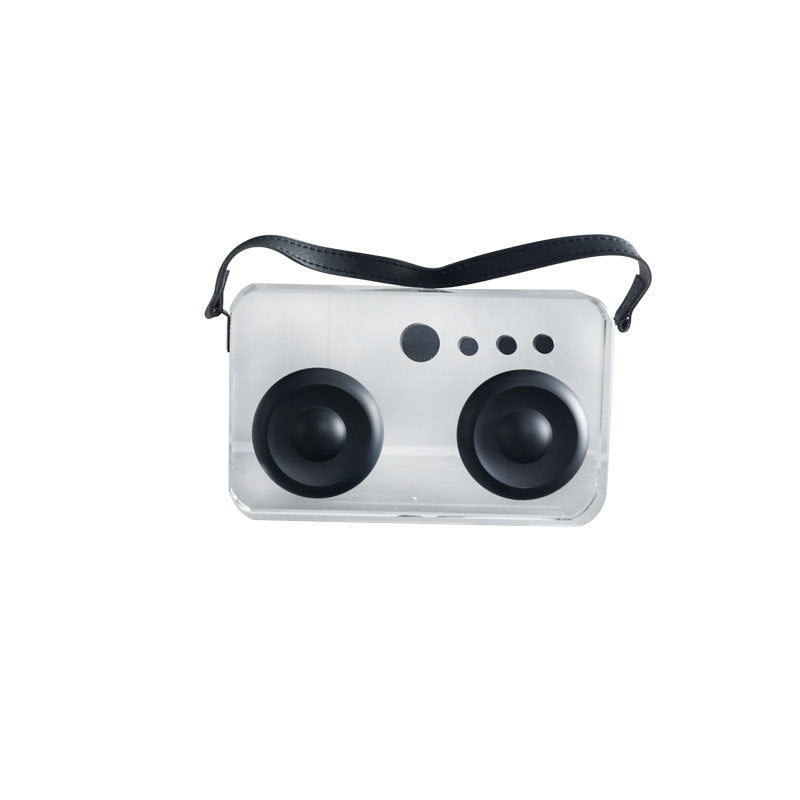 Retro-Inspired Transparent Radio