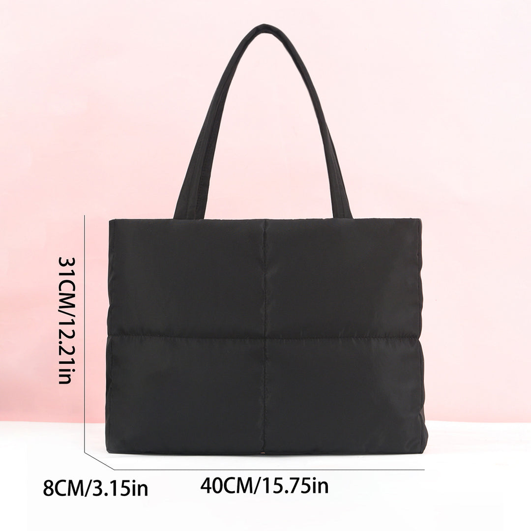 Square-shaped tote bag with padded design Bowlift