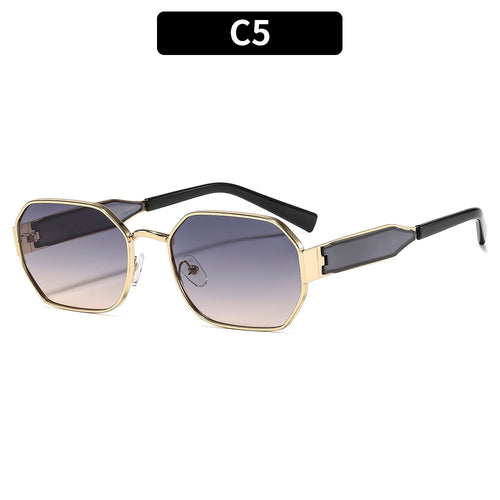 Stylish Hexagonal Frame Sunglasses