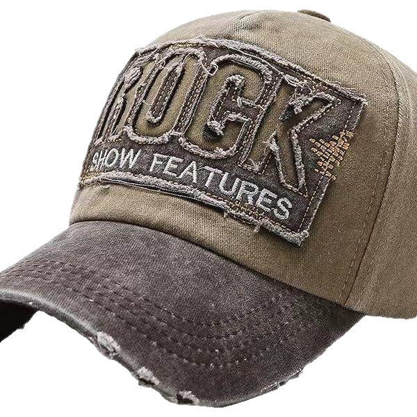 Unisex Distressed Graphic Adjustable Cap Bowlift