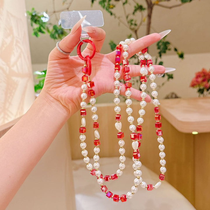 Pearl and Gemstone Eyewear Lanyard Bowlift